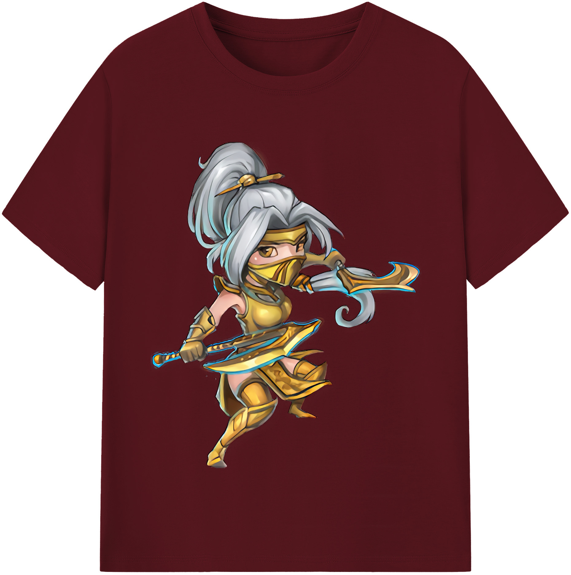 リーグ・オブ・レジェンド League of Legends LOL 綿100％半袖Tシャツ（フロントプリント）